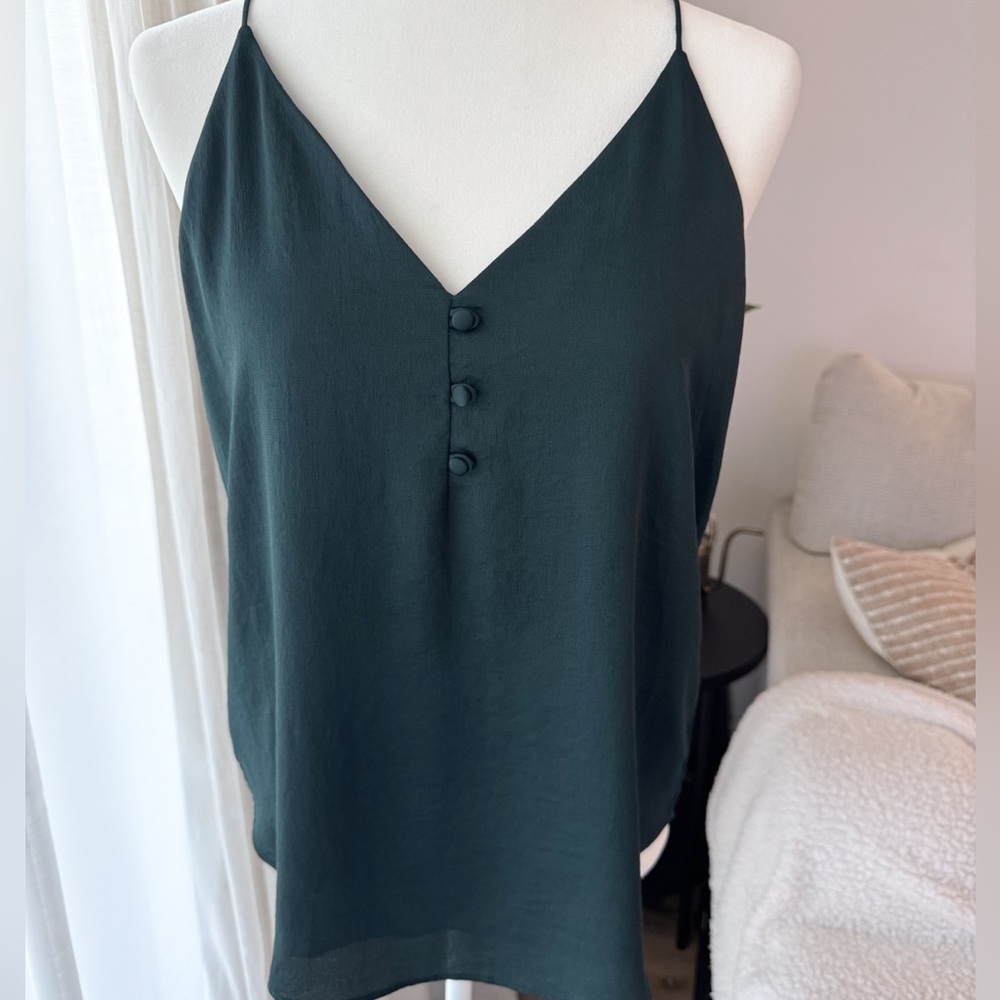 Express Elegant Dark Green Women's Top